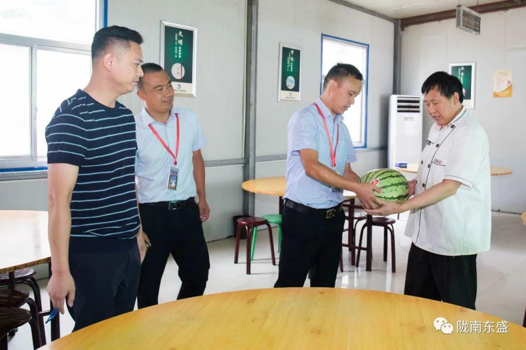 夏日送清凉，西瓜沁人心 | 陇南东盛物流有限公司慰问员工活动