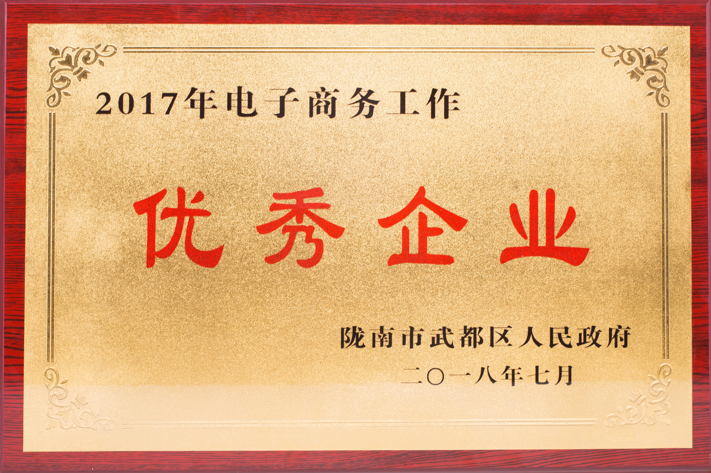 2017年荣获电子商务工作优秀企业